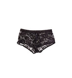 Mp Stretch Lace Mini Short Black Sml