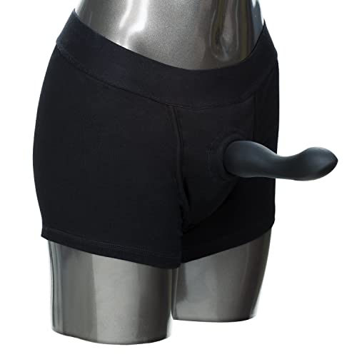 Calexotics Packer Gear Black Boxer Brief Harness - Xl/2Xl
