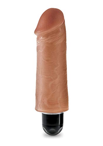 King Cock 5 In Vibrating Stiffy Tan