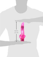 California Exotics 10-Function Hot Pinks Vibrating Dildo, Ballsy, 5.5''
