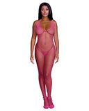 Dg Halter Bodystocking Neon Pink Os