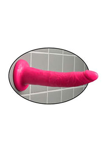 Pipedream Products Dillio 7 Inch Slim Dillio, Hot Pink