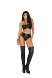 Elegant Moments Em-L4279 Leather Top Black Leather / S