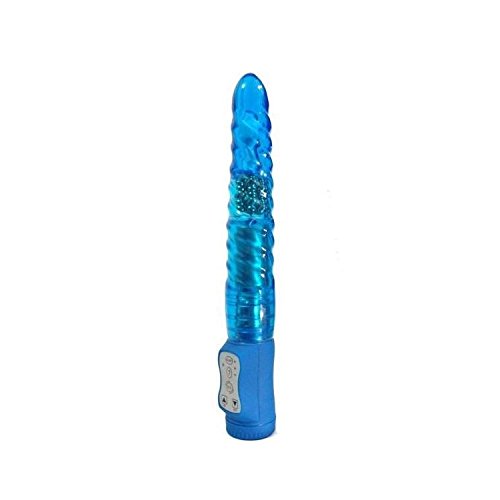 Golden Triangle Twist And Shout Waterproof Vibrator, Blue