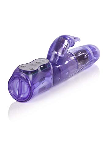 California Exotics Advanced Jack Rabbit Vibrator, 5 Inch, Waterproof, Purple