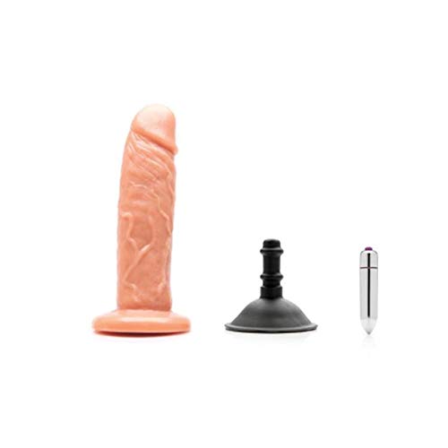 Tantus Sex/Adult Toys Sam Dual Density Vibrating Dildo- 100% Utra-Premium Silicone Harness & Suction Cup Compatible Realistic, G-Spot & P-Spot Stimulation For Anal, Vaginal, Men, Women, Lgbtq - Cocoa