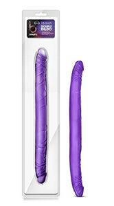 B Yours - 16In Double Dildo - Purple