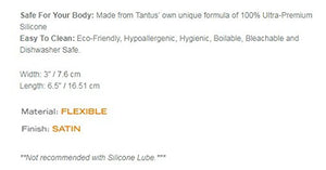 Tantus Thwack Paddle - Onyx