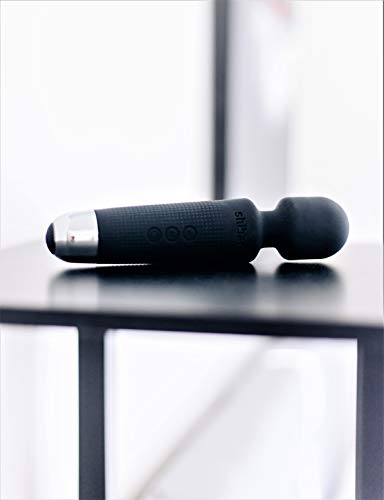 Mini Halo The Original Compact Power Wand Massager  Wireless  20X Multispeed Vibrations Black