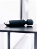 Mini Halo The Original Compact Power Wand Massager  Wireless  20X Multispeed Vibrations Black