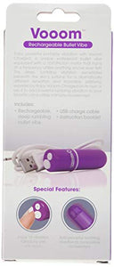 Screaming O Charged Vooom Rechargeable Bullet Vibe, Purple