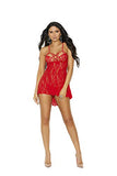 Babydoll & G-String Red O/S