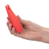 Calexotics Red Hot Flare - 10-Function Waterproof Vibrator - Rechargeable Silicone Compact Teaser Vibe - Adult Sex Massager For