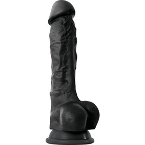 Colours Pleasures 7In Dildo Black