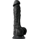 Colours Pleasures 7In Dildo Black