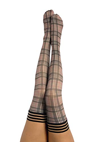 Kixies Lori Tan/Grey Plaid - Size B