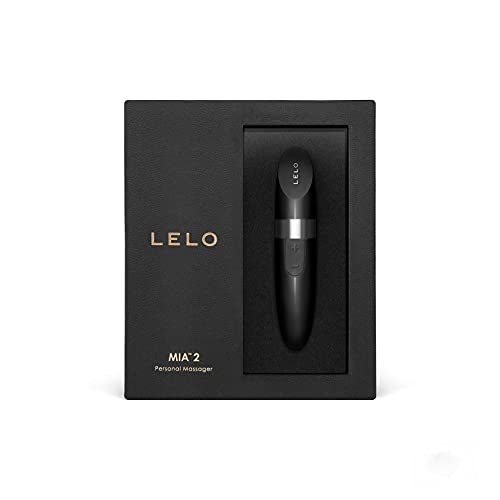 Lelo Mia 2 Lipstick Vibrator For Women, Usb Rechargeable, Spontaneous And Discreet For Women, Black