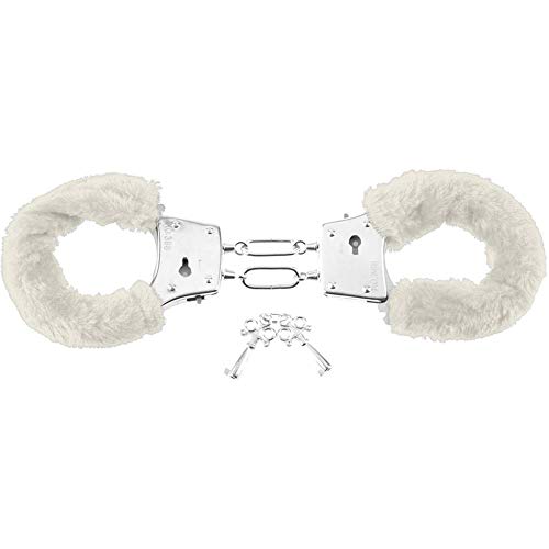 Fetish Fantasy Beginner'S Furry Cuffs, White