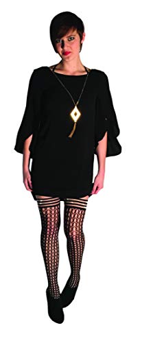 Kixies Mimi Black Fishnet Circles Size B