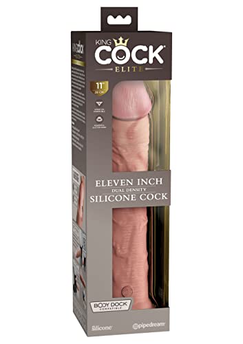 King Cock Elite Sili Dual Density 11In L