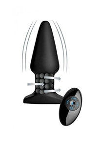 Rimmers Smooth Rimming Plug With Remote, Model R, White