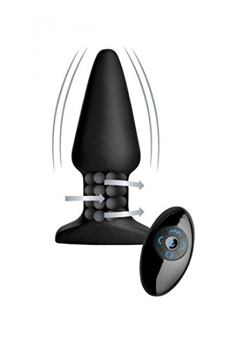 Rimmers Smooth Rimming Plug With Remote, Model R, White