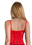 Beverly Hills Spaghetty String Dress Red