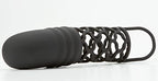 California Exotic Novelties Dr. Joel Kaplan Silicone Masturbator With Extension, Black, 2 Inch