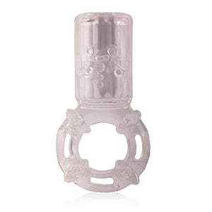 Screaming O Big Omg Vibrating Ring, Clear,1 Count