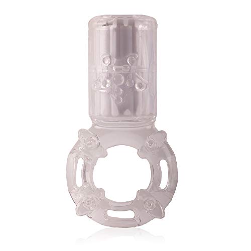 Screaming O Big Omg Vibrating Ring, Clear,1 Count