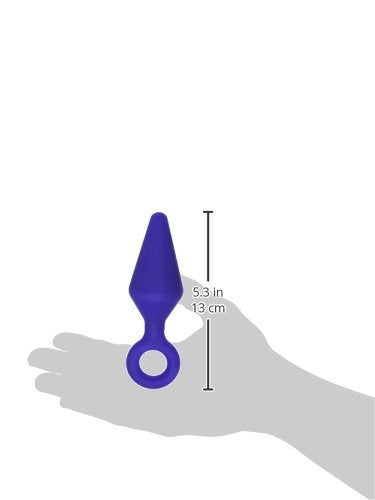 Luxe Candy Rimmer Butt Plug, Indigo, Large