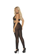 Mesh Tie Top Black Q/S