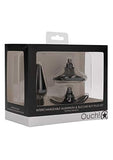 (Wd) Interchangeable Butt Plug Pointed Medium Black