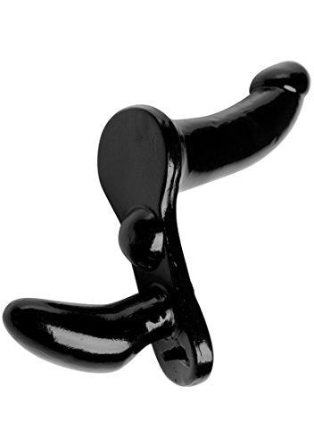 Strap U Dual Pleasure Strap On, Black