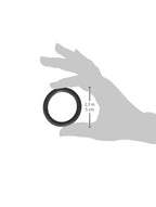 California Exotics Rubber Ring, Black, Medium