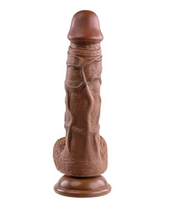 Evolved Realistic Dildo W/Balls 8In Dark