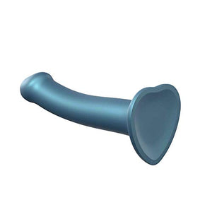 Strap-On-Me Dildo Metallic Blue Size M