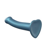 Strap-On-Me Dildo Metallic Blue Size M