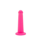 Me You Us Pink Curved Silicone Dildo 7in