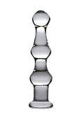 Master Series Mammoth 3 Bumps Glass Dildo