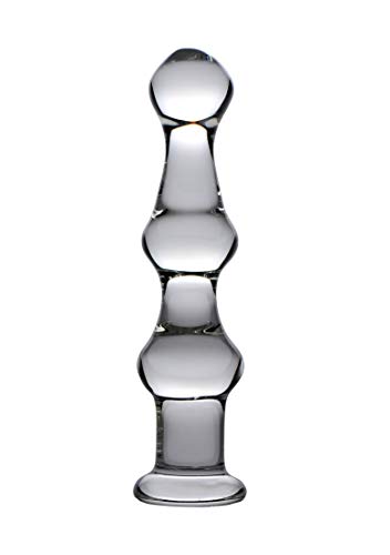 Master Series Mammoth 3 Bumps Glass Dildo
