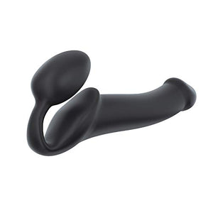 Strap-On-Me Semi-Real Bend Strap-On Bk S