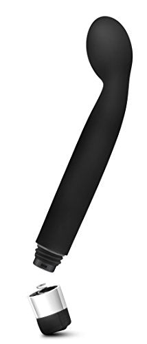 Blush Rose Scarlet G - G Spot Vibrator Stimulator - Curved Bulbous Tip For Intense Stimulation - Satin Smooth Feel - Ipx7 Waterproof - Multi Speed Sex Toy For Women - 1 Yr Warranty - Black