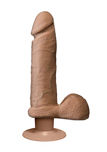 The Vibro Realistic Cock Ur3 Vibrator Mulatto, 8 Inch