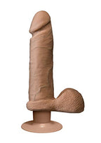 The Vibro Realistic Cock Ur3 Vibrator Mulatto, 8 Inch