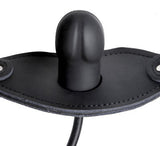 Silencer Inflatable Locking Penis Gag - Black