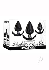 Evolved Anal Delights Butt Plug Set Of 3