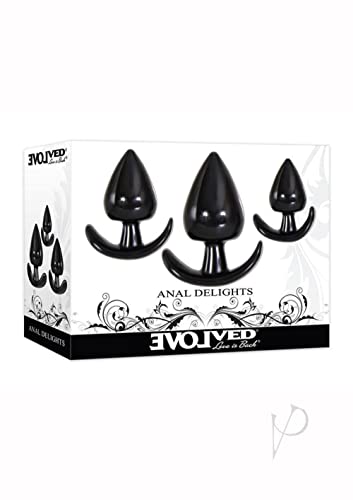 Evolved Anal Delights Butt Plug Set Of 3