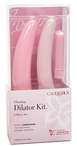 Calexotics-Se-4805-10-3 Inspire 3 Piece Silicone Waterproof Vibrng Dilator Kit With Removable Wireless Stimulator, Pink