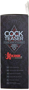 Kink By Doc Johnson - Cock Teaser - Power Wand Attachment - Fits Most Full Sized Body Wands - Stimulates Penis Head - Clear